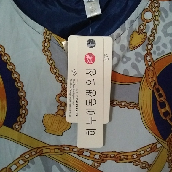 NWT Asian Brand Boutique Blouse size Medium - Picture 4 of 7